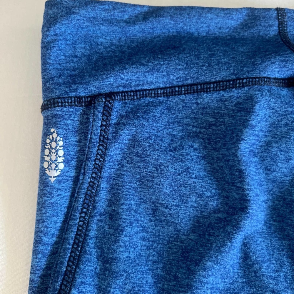 Free People Movement Yoga Hi Rise Infinity Leggings Bright Ocean Blue Size S - Picture 9 of 13